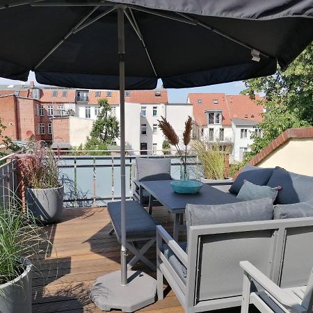 Townhouse Altstadt Wismar Upper Apartment Mit Zwei Terrassen Ngoại thất bức ảnh